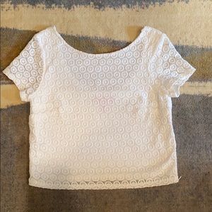 Lilly Pulitzer White Lace Top
